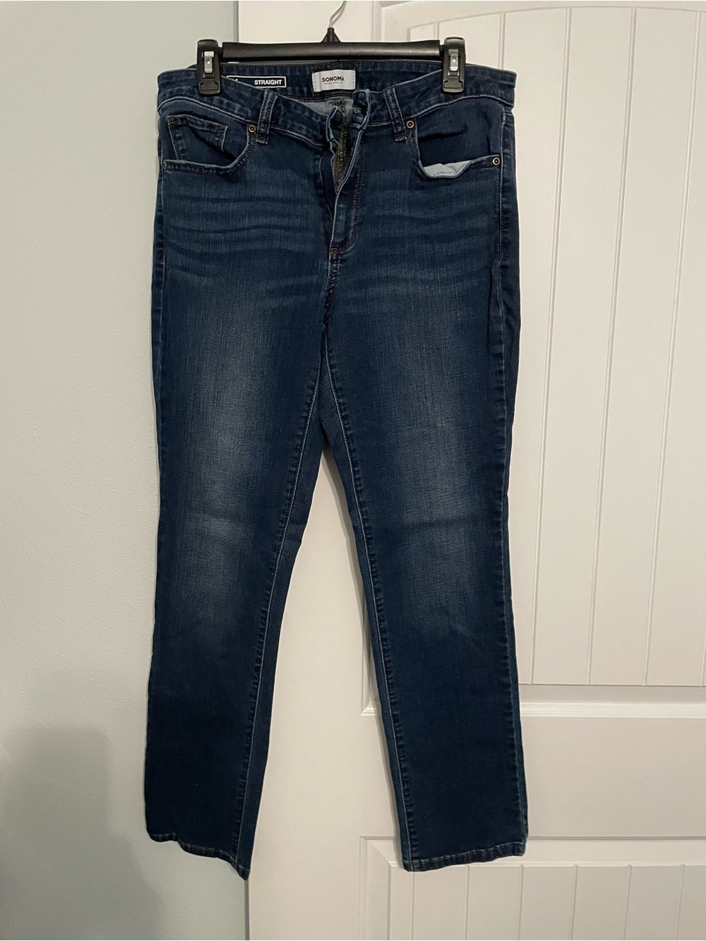 Sonoma Dark Blue Straight Leg Jeans